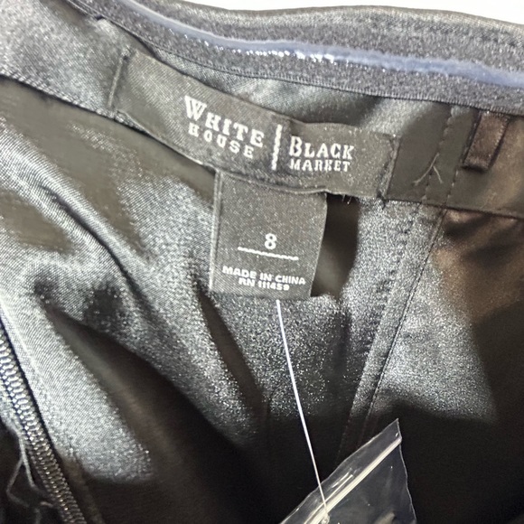 NWT WHBM strapless black layered dress - Picture 5 of 6